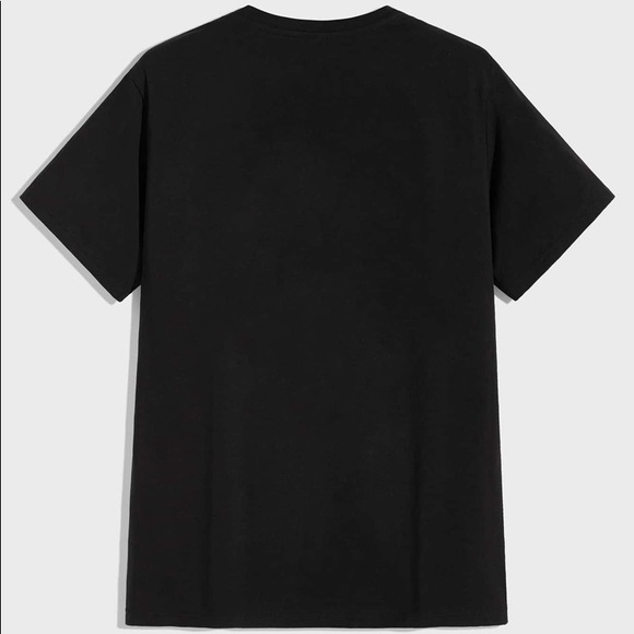 Men’s funny black graphic tee - Picture 2 of 5